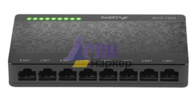 Комутатор Lanberg switch DSP1-0108 8-port, 100MB/s