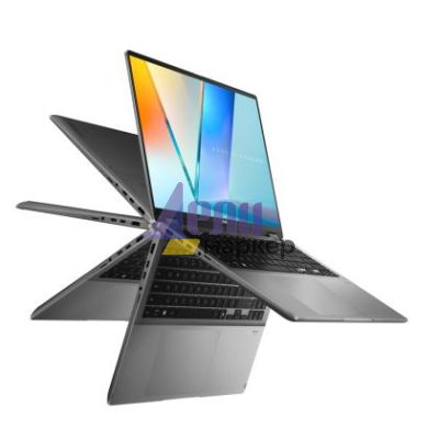 Лаптоп Asus Vivobook Flip TP3607SA-RJ004W,Intel Ultra 5  226V 16GB 2.1 GHz (8MB Cache, up to 4.5 GHz,)16.0 OLED WQXGA+(WQ+) 2880X1800 16:10 Bend+400nits(HDR) Glare , LPDDR5X 16GB ( onbd) 512 GB SSD, Windows 11, Matte Gray + Backpack