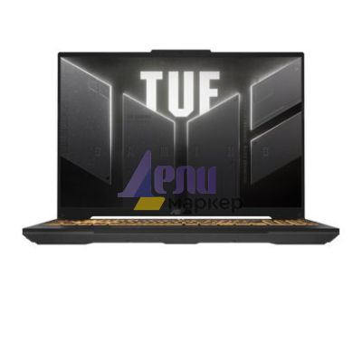 Лаптоп Asus TUF F16 FX607VU-RL091 Inte i7-13620H 2.4 GHz (24M Cache, up to 4.9 GHz, ), 16" FHD(1920 x 1200) 16:9,144 Hz.16GB DDR5 ( 5600hz) ,1TB PCIe 4.0,RTX40506GB GDDR6, Wi-Fi 6(802.11ax)Backlit Chiclet Keyboard 1-Zone RGB, no OS, Mecha Gray