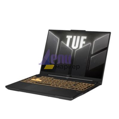 Лаптоп Asus TUF F16 FX607VU-RL091 Inte i7-13620H 2.4 GHz (24M Cache, up to 4.9 GHz, ), 16" FHD(1920 x 1200) 16:9,144 Hz.16GB DDR5 ( 5600hz) ,1TB PCIe 4.0,RTX40506GB GDDR6, Wi-Fi 6(802.11ax)Backlit Chiclet Keyboard 1-Zone RGB, no OS, Mecha Gray