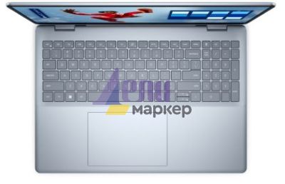 Лаптоп Dell 16 Plus DB16250, Intel Ultra 7 258V (47 TOPS NPU, 8 cores, up to 4.8 GHz), 16.0" FHD+ (1920x1200) Touch WVA 300nits, 32 GB: LPDDR5x, 8533 MT/s (onb), 1TB M.2 SSD, Intel Arc, FHD Cam and Mic, Wi-Fi 7, FPR, Backlit Kb, Win11 Pro, Ice Blue, 3Y CI