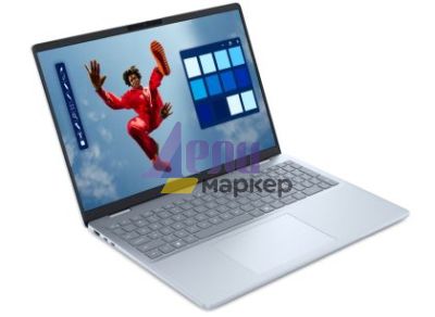 Лаптоп Dell 16 Plus DB16250, Intel Ultra 9 288V (48 TOPS NPU, 8 cores, up to 5.1 GHz), 16.0" 2.5K (2560x1600) Mini-LED Touch HDR 600 90Hz, 32 GB: LPDDR5x, 8533 MT/s (onb), 1TB M.2 SSD, Intel Arc, FHD Cam and Mic, Wi-Fi 7, FPR, Backlit Kb, Win11 Pro, Ice B