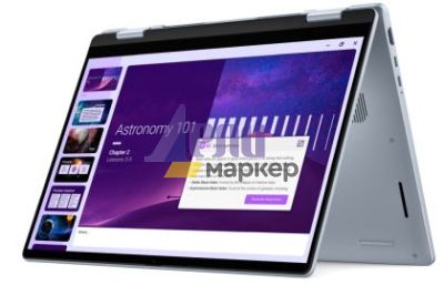 Лаптоп Dell 14 Plus 2-in-1 DB04250, Intel Ultra 7 256V (47 TOPS NPU, 8 cores, up to 4.8 GHz), 14" 16:10 FHD+(1920x1200) Touch 300nits WVA AG, 16GB, LPDDR5X, 8533MT/s (onboard), 1TB M.2 SSD PCIe, Intel Arc, FHD RGB and Mic, Wi-Fi 7, FPR, Backlit Kb, Win 11