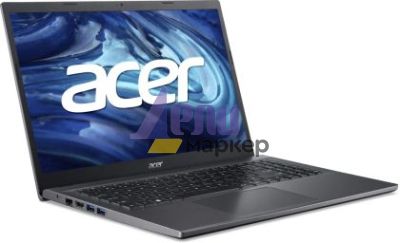 Лаптоп Acer Extensa EX215-55-319A, Intel Core i3-1215U (up to 4.4 GHz, 10MB), 15.6" FHD (1920x1080), 8GB DDR4, SSD 512GB NVMe, Intel UMA, HDD upgrade kit, RJ-45, 802.11ax, HD camera, BT, Win 11 Pro EDU, 2Y Warranty, Gray
