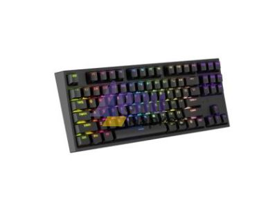 Клавиатура Genesis Gaming Keyboard Thor 404 TKL Black RGB Backlight US Layout Yellow Switch