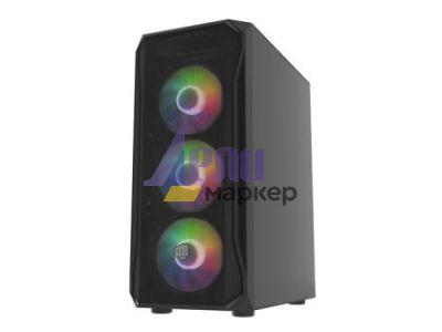 Кутия за компютър Fury PC Case Shobo SH4F RGB Midi Tower, Window, Black