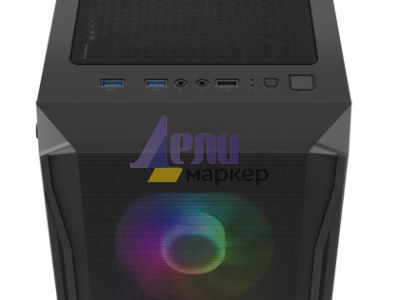 Кутия за компютър Fury PC Case Shobo SH4F RGB Midi Tower, Window, Black