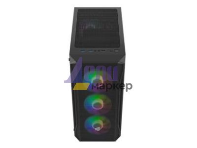 Кутия за компютър Fury PC Case Shobo SH4F RGB Midi Tower, Window, Black