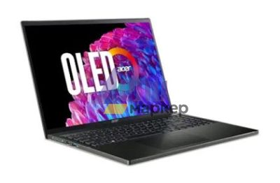 Лаптоп Acer Swift Edge SFE16-44-R72Z, AMD Ryzen 7 8840U with AI(up to 5.1GHz, 16MB), 16" 3.2K OLED 120Hz, WQXGA+(3200x2000), 32GB LPDDR5, 1024GB PCIe NVMe, AMD Radeon, MicroSD, QHDcam+mic, FPR, WiFi 6E, BT, KB Backlit, Win 11 Home, Black+Acer 7in1 Type C