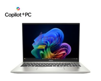 Лаптоп MSI Prestige A16 AI+ A3HMG, AMD Ryzen AI 9 365 Processor (10C 20T, Up to 5 GHz), 16" 16:10 UHD+ (3840x2400), OLED, 100% DCI-P3, AMD Radeon 880M 12C 2900 MHz, 73 TOPS, 32GB LPDDR5x-7500, 1TB PCIe Gen4x4 SSD, Wi-Fi 7 Qualcomm, Windows 11 Home, 1.9 kg