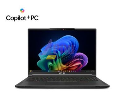 Лаптоп MSI Stealth A16 AI+ A3XVFG, AMD Ryzen AI 9 HX 370 (12C, 24T, Up to 5.1 GHz 24 MB L3) RTX 4060 8GB GDDR6 233 AI TOPS, 16" 16:10 QHD+ (2560x1600) OLED, 240hz, 32GB LPDDR5x-7500, 1TB PCIe SSD Gen4x4, Wi-Fi 7, Per-Key RGB KBD by SteelSeries, Windows 11