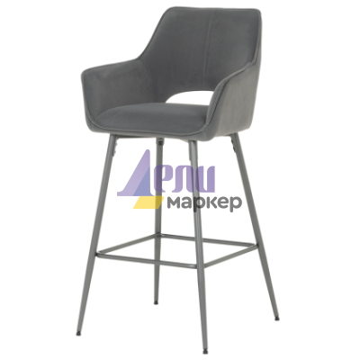 Бар стол TELFORD 2 - сив MJ 3