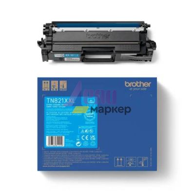 Консуматив Brother TN-821XXLC Cyan Toner Cartridge Super High Yield
