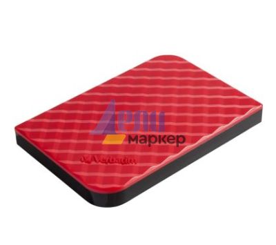 Твърд диск Verbatim STORE 'N' GO 2.5" (6.35CM) Gen 2 1TB USB 3.0 Red