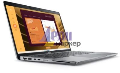 Лаптоп Dell Latitude 5450, Intel Core Ultra 7 155U (12 MB cache, 12 cores, up to 4.8 GHz), 14.0" FHD (1920x1080) AG,4G, 16 GB, DDR5, 5600 MT/s, 512 GB, SSD PCIe M.2, Intel Graphics, FHD IR Cam and Mic, Wi-Fi 6E, FPR, Backlit Kb, Win 11 Pro, 3Y PS