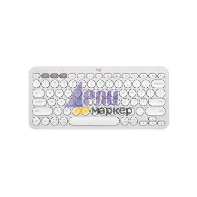 Клавиатура Logitech Pebble Keys 2 K380s - TONAL WHITE - US INT'L - BT - N/A - INTNL-973 - UNIVERSAL