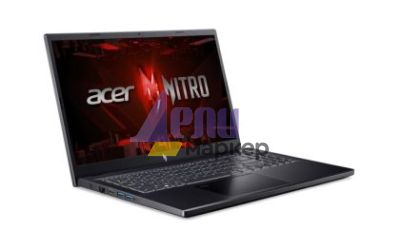 Лаптоп Acer Nitro V15, ANV15-51-55D7, Intel Core i5-13420H ( up to 4.6GHz, 12MB) 165Hz, 1*16GB DDR5, 512GB PCIe NVMe SSD, GeForce RTX 4050 6GB GDDR6, INTEL 2X2 AX+BT, HD Cam, FP, KB Backlight, No OS, Black