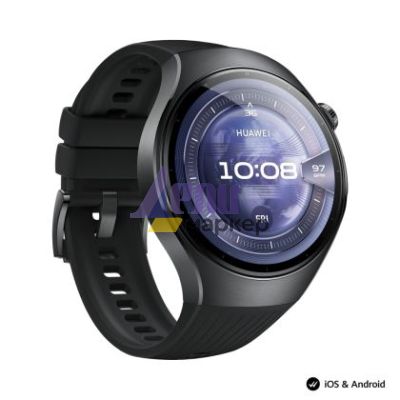Часовник Huawei Watch 5, Rates-L19F, Black + Huawei FreeBuds 6i White