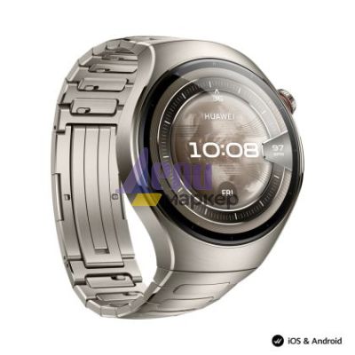 Часовник Huawei Watch 5, Rates-L29M, Space Siliver + Huawei FreeBuds 6i White