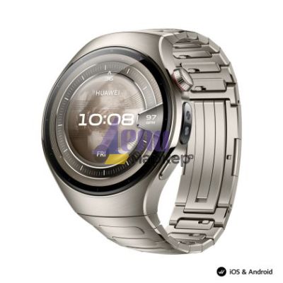 Часовник Huawei Watch 5, Rates-L29M, Space Siliver + Huawei FreeBuds 6i White