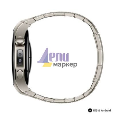 Часовник Huawei Watch 5, Rates-L29M, Space Siliver + Huawei FreeBuds 6i White