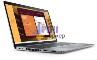 Лаптоп Dell Latitude 5550, Intel Core Ultra 5 125U processor (12 MB cache, 12 cores, up to 4.3 GHz), 15.6" FHD (1920x1080) AG IPS,16GB: 2x8GB DDR5 5600 MT/s, 512GB SSD PCIe M.2, Intel Integrated Graphics, FHD IR Cam, WiFi 6E, FPR, Backlit, Windows 11 Pro