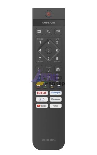 Телевизор Philips 40PFS6000/12, 40" 2K FHD DLED, 1920x1080, DVB-T/T2/T2-HD/C/S/S2, HDR 10+, HLG, Titan 3.0 OS, Pixel Precise Ultra HD, VRR, HDMI*3, USB*2, 802.11n, 16W RMS, Black