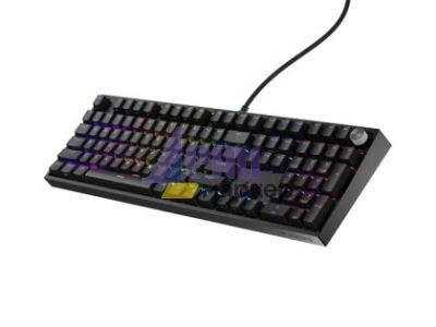 Клавиатура Genesis Mechanical Gaming Keyboard Thor 404 Black RGB Backlight Outemu Peach Silent, US Layout