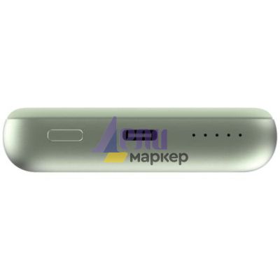 Външна батерия Verbatim MCP-10GN Power Pack 10000 mAh with UBS-C PD 20W / Magnetic Wireless Charging 15W Green