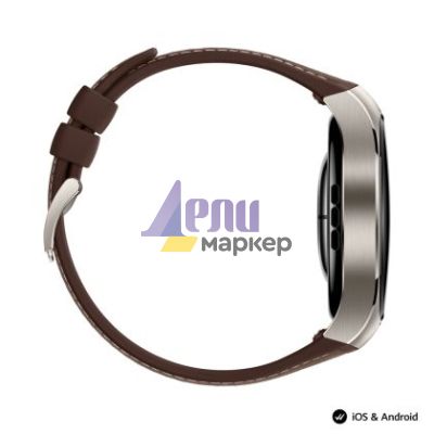 Часовник Huawei Watch 5, Rates-L29L, Brown + Huawei FreeBuds 6i White