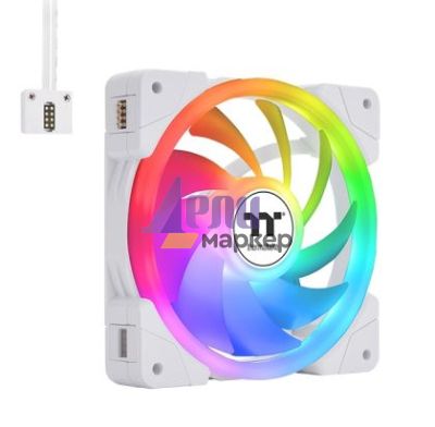 Вентилатор Thermaltake SWAFAN EX12 ARGB PC Cooling Fan TT Premium Edition 3 Fan Pack White