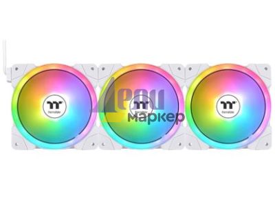 Вентилатор Thermaltake SWAFAN EX12 ARGB PC Cooling Fan TT Premium Edition 3 Fan Pack White