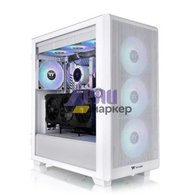 Кутия за компютър Thermaltake S250 TG ARGB Snow