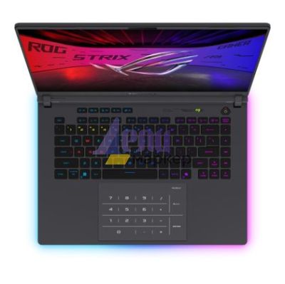 Лаптоп Asus Strix G16 G615LR-S5152W,INTEL ARL HX  Ultra 9, 16.0  WQXGA 2560X1600 16:10 Bend+500nits AG Wide View, 240Hz,DDR5 32GB ( 16GB DDR5-5600 SO-DIMM *2 ) ,1TB , RTX5070  Ti 12GB,Wi-Fi 7 ,Backlit Kbd 4-Zone RGB, Windows 11,Eclipse Gray +ROG backpack