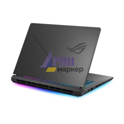 Лаптоп Asus Strix G16 G615LR-S5152W,INTEL ARL HX  Ultra 9, 16.0  WQXGA 2560X1600 16:10 Bend+500nits AG Wide View, 240Hz,DDR5 32GB ( 16GB DDR5-5600 SO-DIMM *2 ) ,1TB , RTX5070  Ti 12GB,Wi-Fi 7 ,Backlit Kbd 4-Zone RGB, Windows 11,Eclipse Gray +ROG backpack
