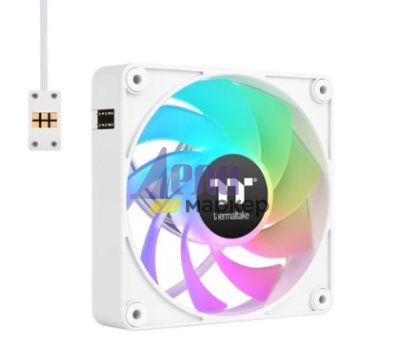 Вентилатор Thermaltake CT120 EX Reverse ARGB Sync PC Cooling Fan 3 Pack Magnetic Connect White