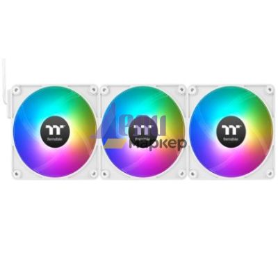 Вентилатор Thermaltake CT140 EX Reverse ARGB Sync PC Cooling Fan 3 Pack Magnetic Connect White