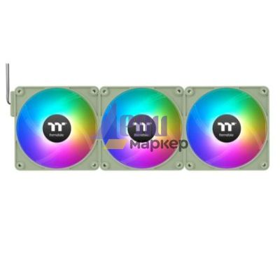 Вентилатор Thermaltake CT140 EX ARGB Sync PC Cooling Fan 3 Pack Magnetic Connect Matcha Green