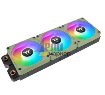Вентилатор Thermaltake CT140 EX Reverse ARGB Sync PC Cooling Fan 3 Pack Magnetic Connect Matcha Green