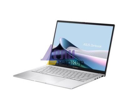 Лаптоп Asus Zenbook UX3405CA-PZ067X,Intel Ultra 9  285H 2.9 GHz (24MB Cache, up to 5.4 GHz, 16 cores, 16 Threads), 14.0 OLED WQXGA+(WQ+) 2880X1800 16:10 Bend+400nits, Touch , LPDDR5X 32GB ( 32GB LPDDR5X on board ),1TB  SSD G4, Windows 11 PRO, Foggy Silver