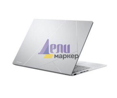Лаптоп Asus Zenbook UX3405CA-PZ067X,Intel Ultra 9  285H 2.9 GHz (24MB Cache, up to 5.4 GHz, 16 cores, 16 Threads), 14.0 OLED WQXGA+(WQ+) 2880X1800 16:10 Bend+400nits, Touch , LPDDR5X 32GB ( 32GB LPDDR5X on board ),1TB  SSD G4, Windows 11 PRO, Foggy Silver