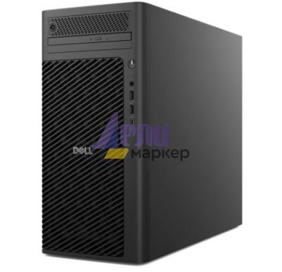 Работна станция Dell Pro Max Tower T2 FCT2250, Intel Core Ultra 7 265 (30 MB cache, 20 cores,  1.8 GHz to 5.3GHz), 16GB: 1 x 16 GB, DDR5, 5600 MT/s, 512GB SSD PCIe M.2, Integrated Graphics, Bulgarian Keyboard&Mouse, 1500W, Win 11Pro, 3Y PS