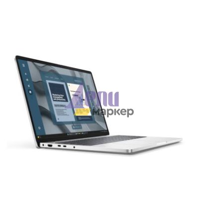 Лаптоп Dell Pro 16 PC16255, AMD Ryzen AI 7 350 (24 MB, 8C, up to 5.0 GHz), 16.0" FHD+(1920x1200) IPS, AG, 300nits, 16 GB, DDR5, 5600 MT/s, 512 GB SSD, AMD Radeon 860M, FHD HDR + IR Cam and Mic, Wi-Fi 6E, FPR, Backlit Kb, Win 11 Pro, 3Y PS, Platinum silver