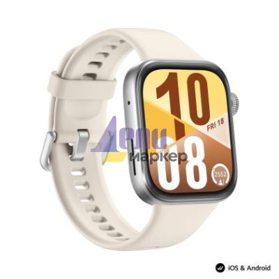 Часовник Huawei Watch Fit 4, Seiya-B19F, White + Huawei FreeBuds SE 2