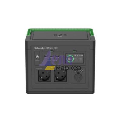 Преносима захранваща станция Schneider OffGrid Portable Power Station 500, 517Wh Lithium-ion, 2 Schuko, Sinewave