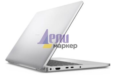 Лаптоп Dell Pro 14 PC14255, AMD Ryzen AI 7 350 (24 MB cache, 8cores, up to 5.0 GHz, 50 TOPS NPU), 14" FHD+(1920x1200) IPS, 300nits AG, 16 GB: 1 x 16 GB, DDR5, 5600 MT/s, 512 GB SSD, AMD Radeon 860M graphics, FHD HDR IR Cam and Mic, Wi-Fi 6E, FPR, Backlit