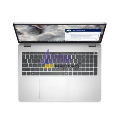 Лаптоп Dell Pro 16 Plus PB16250, Intel Core Ultra 7 265U (12 TOPS NPU, 12C, up to 5.3 GHz), 16.0" FHD+ (1920x1200), AG 300 nit, 1x32 GB, DDR5, 5600 MT/s, 512 GB SSD, Integrated graphics, FHD HDR + IR Cam, FPR, Wi-Fi 6E, Backlit Kb, Win11 Pro, Aluminum, 3Y