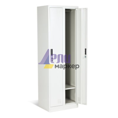 Метален шкаф CARMEN CR-1242-2 E K - сив