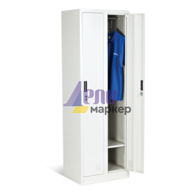 Метален шкаф CARMEN CR-1242-2 E K - сив