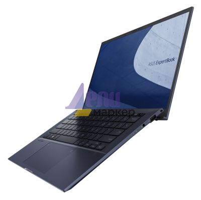 Лаптоп Asus ExpertBook B9 B9400CEA-KC1228X Intel Core i7-1165G7 2.8 GHz(12M Cache, up to 4.7 GHz, 4 cores), 14"FHD(1920x1080)400nits, 16GB LPDDR4X, PCIe 3.0x4  512GB SSD(1slot free),Intel Iris X,HDMI,2xThunderbolt 4.0,WiFi 6.0, Win 11 PRO 64 bit,Illum.Kb.